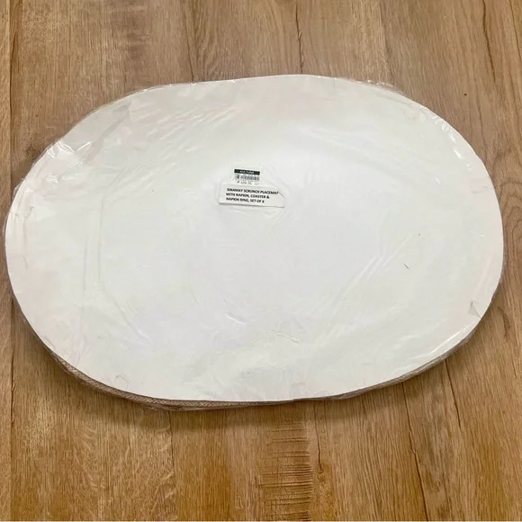 KULTURA SINAMAY‎ Scrunch Placemat & Napkin, Coaster, Napkin Ring, Set Of 6 NWT